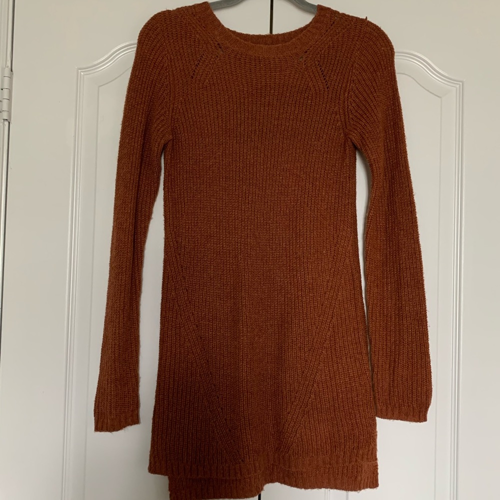 Burnt orange dress